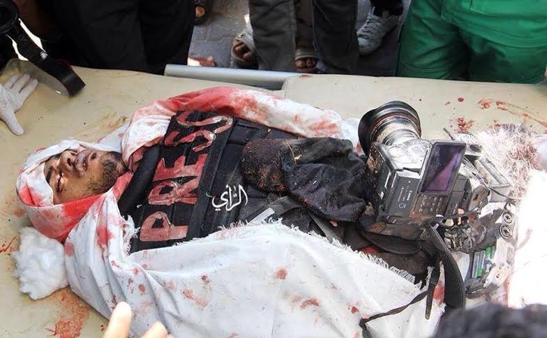 Journaliste palestinien abattu à Shajaia