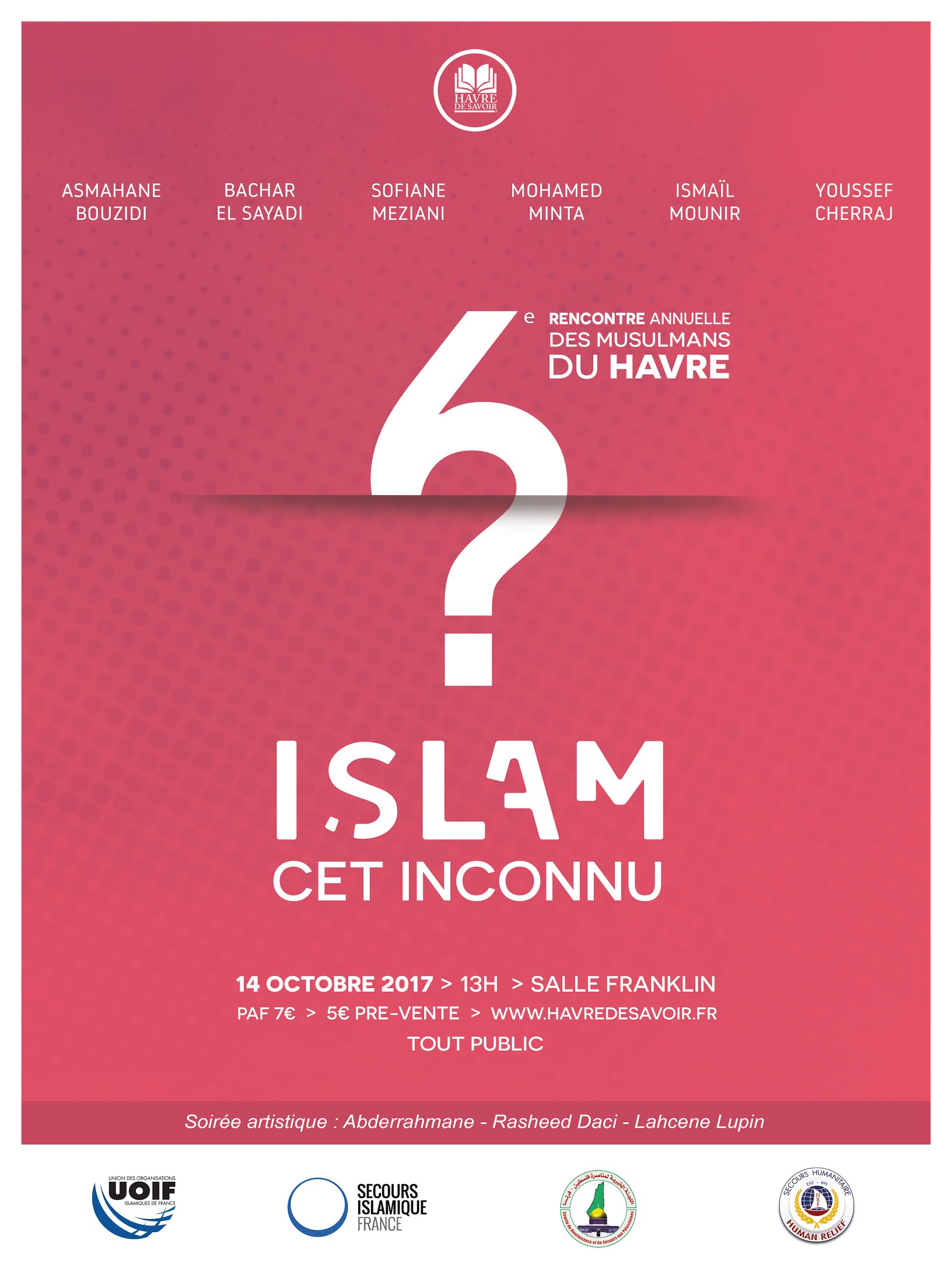 6ème Rencontre Annuelle des Musulmans du Havre - Samedi 14 octobre 2017