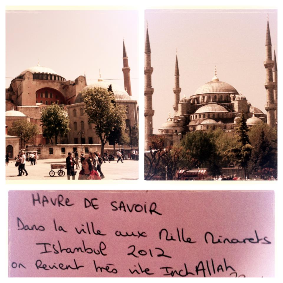 "Mon voyage à Istanbul"