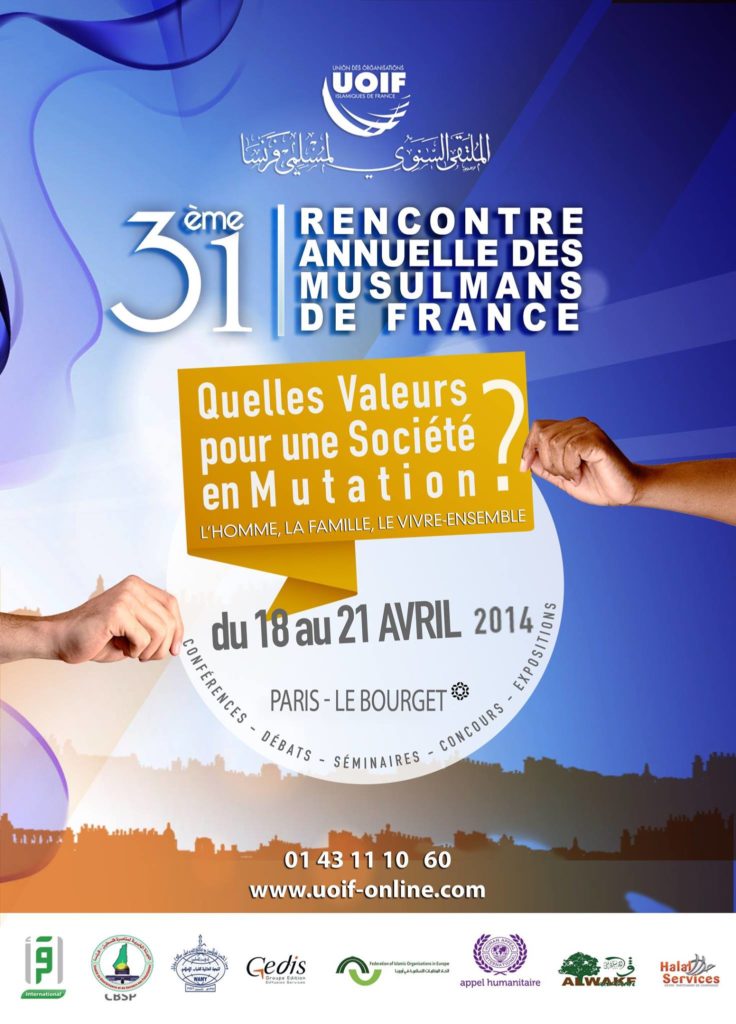 Infos pratique sur la 31e rencontre Annuelle des Musulmans de France - 18 au 21 avril 2014