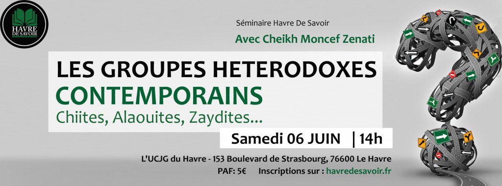 Séminaire sur les groupes hétérodoxes contemporains (Chiites, Zaydites, Alaouites, Yazidites...) : Le 06 juin 2015