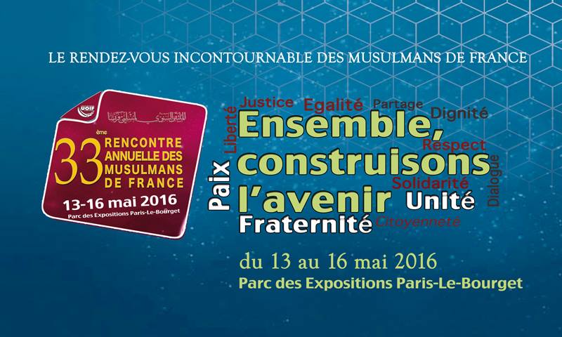 33 ème RAMF : « Ensemble, construisons l’avenir. Paix, Unité et Fraternité » du 13 au 16 mai 2016