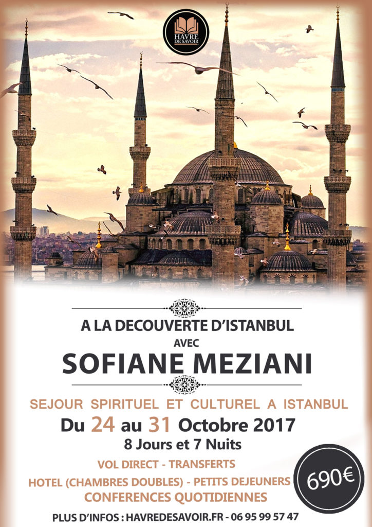 Séjour spirituel à Istanbul - Octobre 2017