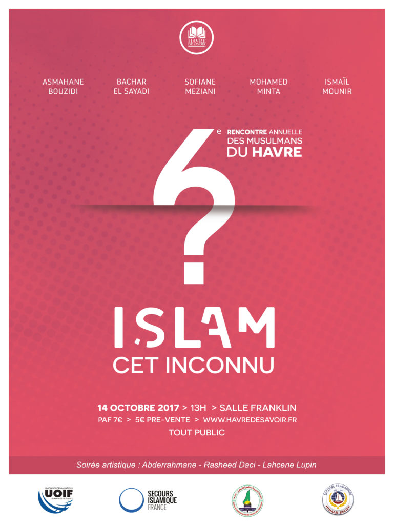 Les invités de la 6ème Rencontre Annuelle des Musulmans du Havre