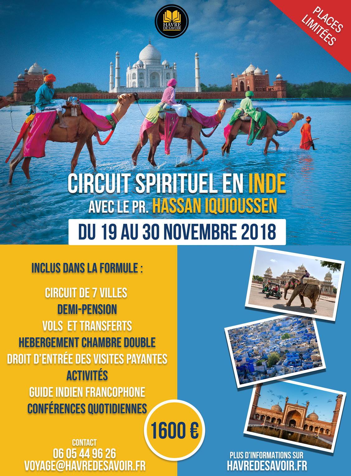 Circuit Spirituel en Inde - Novembre 2018