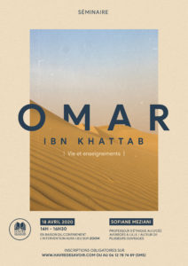 affiche Séminaire spirituel - "Omar Ibn Al Khattab, vie et enseignements"