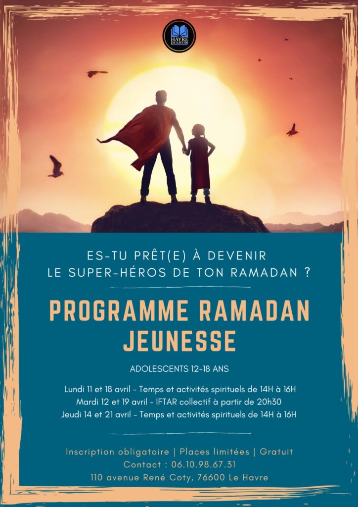 Programme jeunesse ramadan 2022