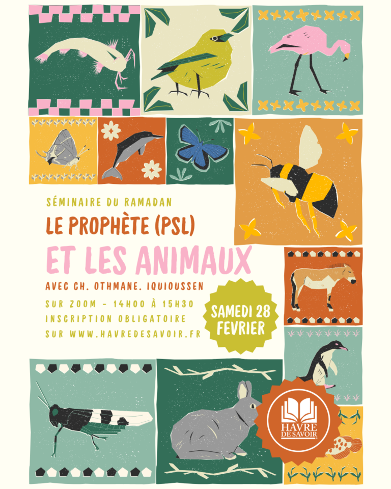 Ramadan / Séminaire spirituel pour les enfants – « Le Prophète (PSL) et les animaux » avec Ch. Othmane Iquioussen
